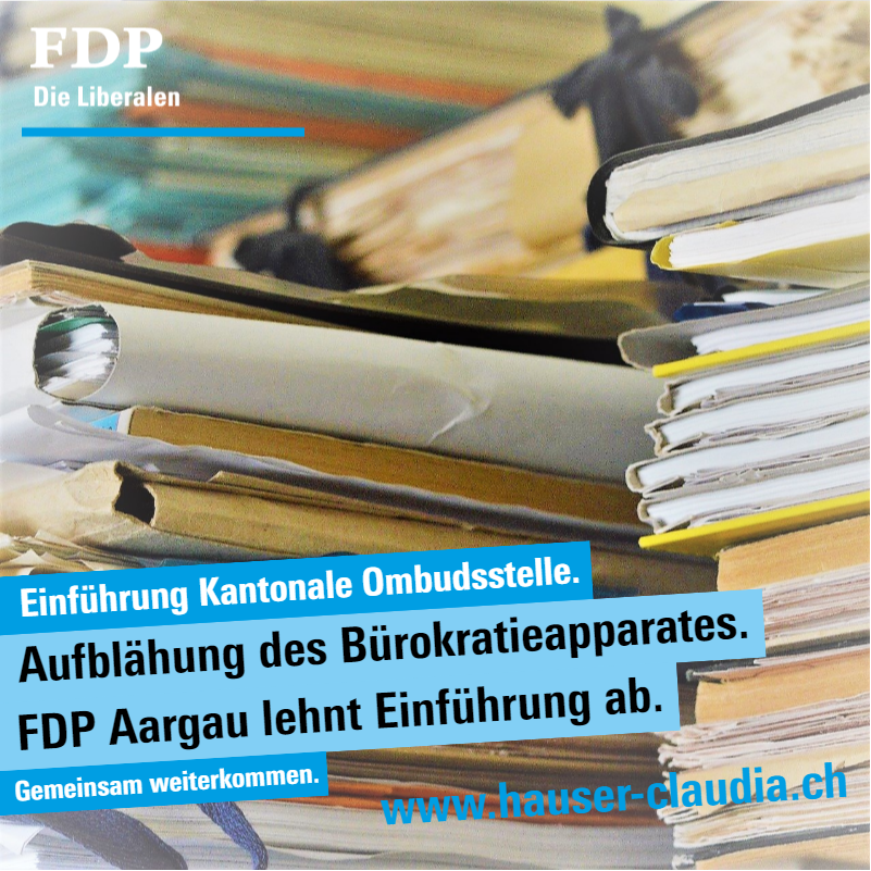 Medienmitteilung FDP Aargau - 26.01.2022