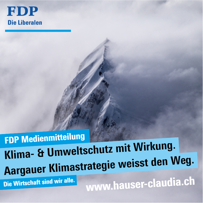 FDP Medienmitteilung - Klima- und Umweltschutz mit Wirkung