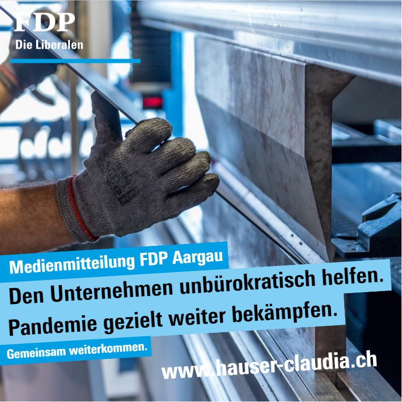 FDP begrüsst Beschlüsse zu Härtefallmassnahmen und Pandemieeindämmung